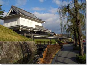 勝竜寺城跡（勝竜寺城公園）の南側堀）