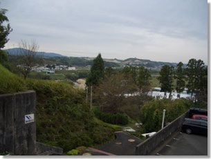 京都府立山城郷土資料館から見た南方の風景