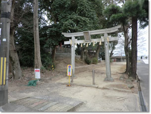 久御山町にある常磐神社の鳥居