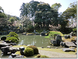 三宝院・表書院から見た庭園